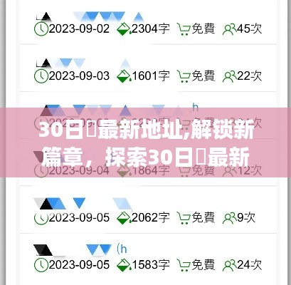 探索未知，揭秘最新地址的奇幻之旅——30日擼新篇章開啟