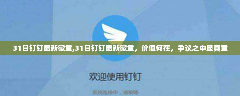 釘釘最新徽章揭秘，價值何在？爭議之中展現(xiàn)真實(shí)價值