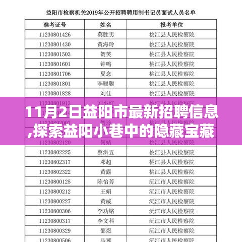 益陽(yáng)市最新招聘信息探索，小巷隱藏寶藏與獨(dú)特小店招聘指南