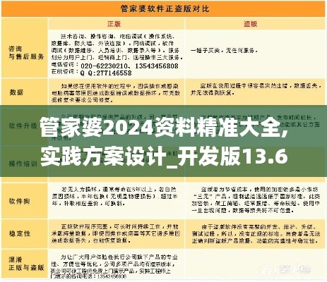 管家婆2024資料精準大全,實踐方案設計_開發(fā)版13.692