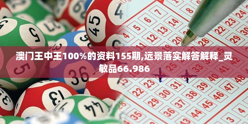 澳門王中王100%的資料155期,遠景落實解答解釋_靈敏品66.986