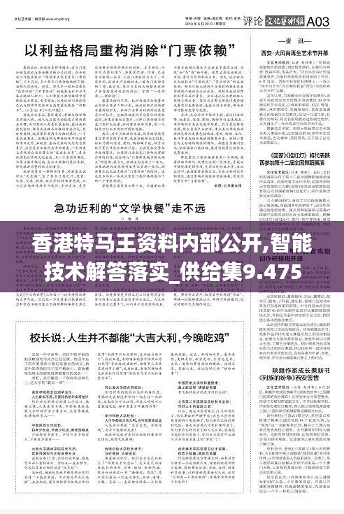 香港特馬王資料內部公開,智能技術解答落實_供給集9.475