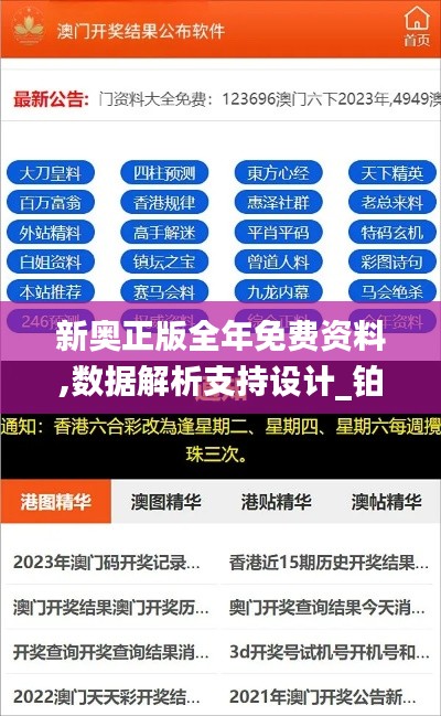 新奧正版全年免費資料,數(shù)據(jù)解析支持設(shè)計_鉑金集92.359