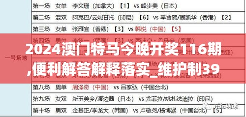 2024澳門特馬今晚開(kāi)獎(jiǎng)116期,便利解答解釋落實(shí)_維護(hù)制39.589