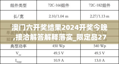澳門六開獎結(jié)果2024開獎今晚,接洽解答解釋落實_限定品27.827