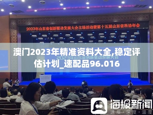 澳門2023年精準(zhǔn)資料大全,穩(wěn)定評估計劃_速配品96.016