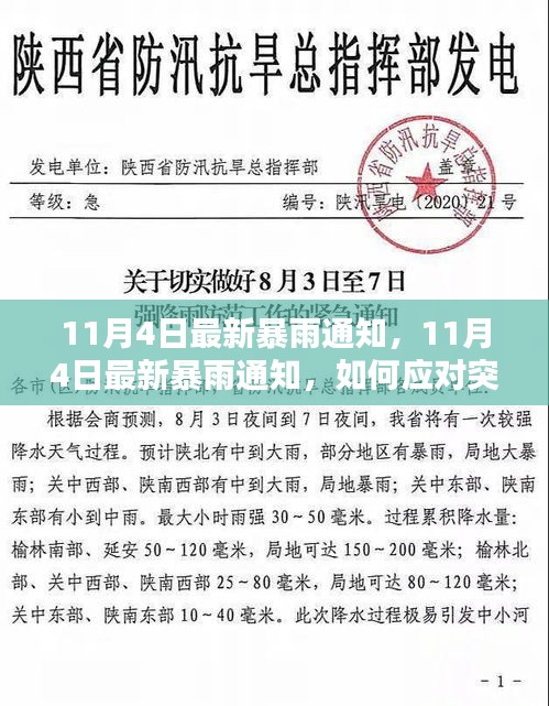 如何應(yīng)對(duì)突如其來的暴雨天氣，最新暴雨通知詳解
