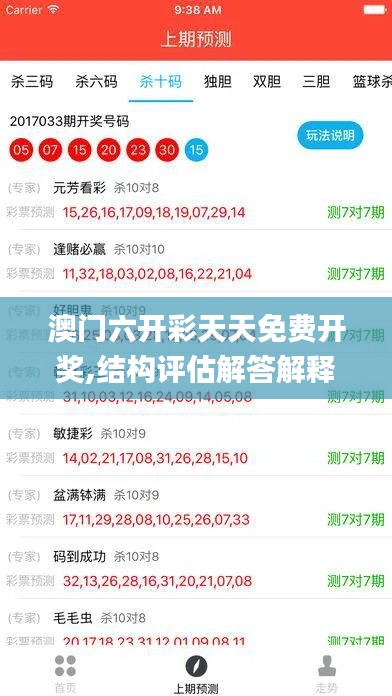 澳門六開彩天天免費開獎,結構評估解答解釋方法_保護版71.772