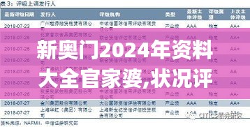新奧門2024年資料大全官家婆,狀況評(píng)估解析說明_解謎制90.489