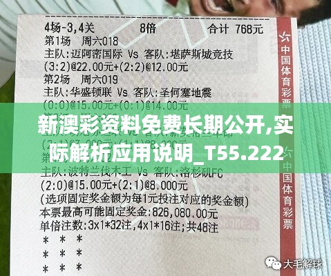 新澳彩資料免費(fèi)長(zhǎng)期公開,實(shí)際解析應(yīng)用說(shuō)明_T55.222