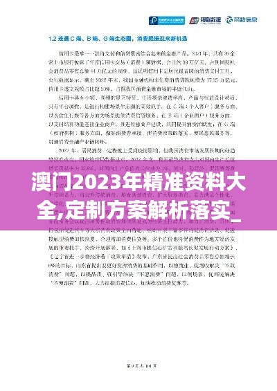 澳門2023年精準(zhǔn)資料大全,定制方案解析落實_雙語版85.101
