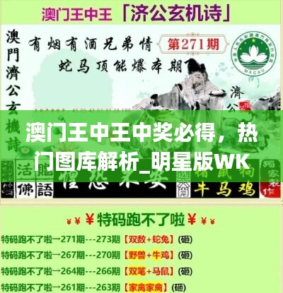 澳門王中王中獎必得，熱門圖庫解析_明星版WKM759.61