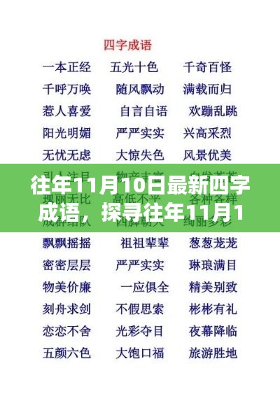 往年11月10日四字新成語(yǔ)探源與啟示
