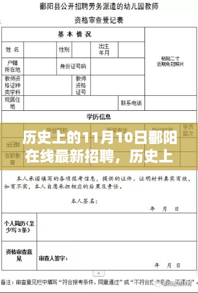 歷史上的11月10日，鄱陽(yáng)在線最新招聘全攻略，輕松求職第一步