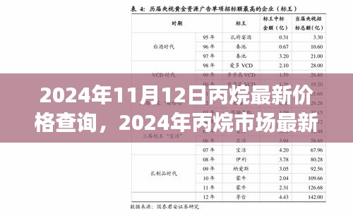 2024年丙烷市場最新價格動態(tài)與行業(yè)趨勢深度解析