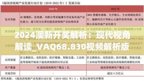 2024澳新開獎(jiǎng)解析：現(xiàn)代視角解讀_VAQ68.830視頻解析版