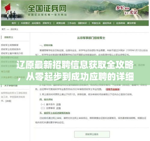 遼原最新招聘信息獲取全攻略，從零起步到成功應(yīng)聘的詳細步驟指南（11月版）