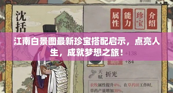 江南白景圖最新珍寶搭配啟示，點(diǎn)亮人生，成就夢想之旅！