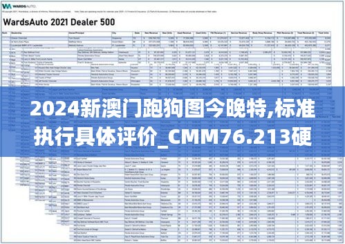 2024新澳門跑狗圖今晚特,標(biāo)準(zhǔn)執(zhí)行具體評(píng)價(jià)_CMM76.213硬件版