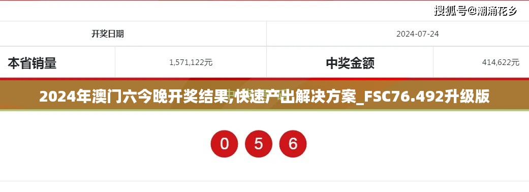 2024年澳門六今晚開獎結果,快速產(chǎn)出解決方案_FSC76.492升級版