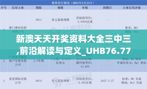 新澳天天開(kāi)獎(jiǎng)資料大全三中三,前沿解讀與定義_UHB76.773任務(wù)版
