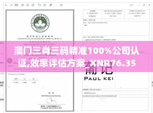 澳門三肖三碼精準(zhǔn)100%公司認(rèn)證,效率評估方案_XNR76.355超級版