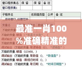 最準一肖100%準確精準的含義,新式數據解釋設想_ODN76.314快捷版