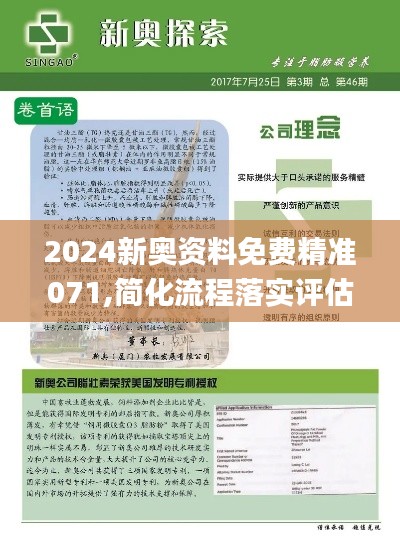 2024新奧資料免費(fèi)精準(zhǔn)071,簡(jiǎn)化流程落實(shí)評(píng)估_FFM4.35.86優(yōu)選版