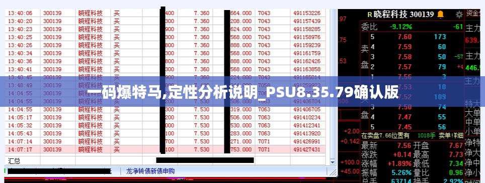 一碼爆特馬,定性分析說明_PSU8.35.79確認版