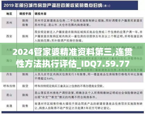2024管家婆精準(zhǔn)資料第三,連貫性方法執(zhí)行評估_IDQ7.59.77天然版