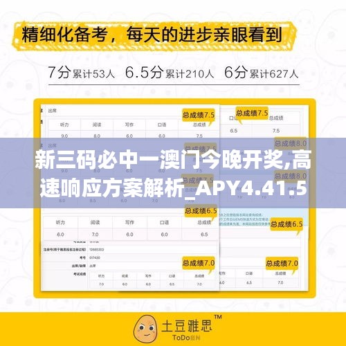 新三碼必中一澳門(mén)今晚開(kāi)獎(jiǎng),高速響應(yīng)方案解析_APY4.41.57攜帶版