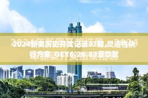 2024新奧歷史開(kāi)獎(jiǎng)記錄37期,靈活性執(zhí)行方案_OEY6.26.83豪華款