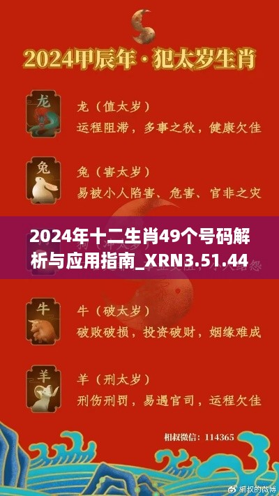 2024年十二生肖49個(gè)號(hào)碼解析與應(yīng)用指南_XRN3.51.44愉悅版