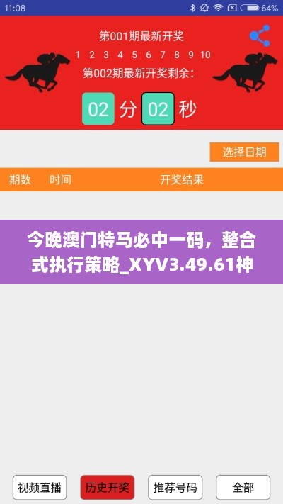 今晚澳門(mén)特馬必中一碼，整合式執(zhí)行策略_XYV3.49.61神器版