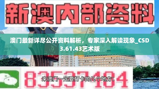 澳門最新詳盡公開資料解析，專家深入解讀現(xiàn)象_CSD3.61.43藝術(shù)版