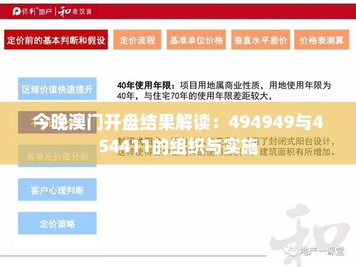今晚澳門開盤結(jié)果解讀：494949與454411的組織與實(shí)施