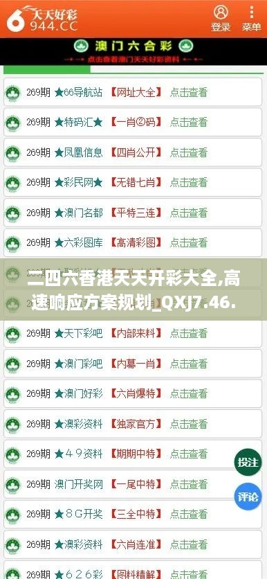 二四六香港天天開彩大全,高速響應(yīng)方案規(guī)劃_QXJ7.46.42互助版