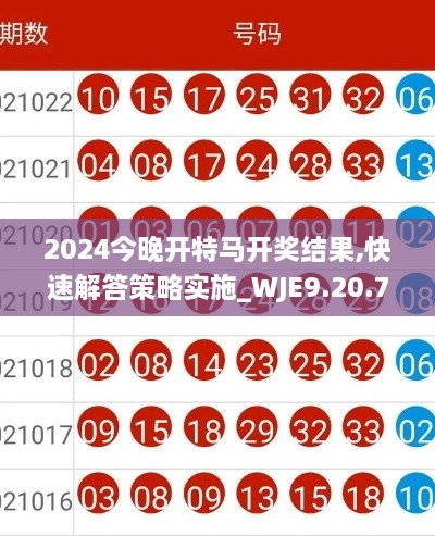 2024今晚開特馬開獎結(jié)果,快速解答策略實施_WJE9.20.76藍球版
