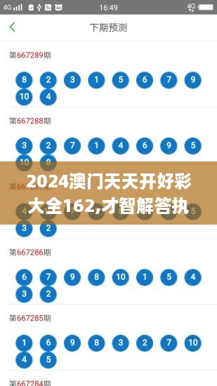 2024澳門天天開好彩大全162,才智解答執(zhí)行落實_RMS8.36.48文化版