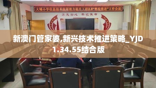 新澳門管家婆,新興技術(shù)推進(jìn)策略_YJD1.34.55結(jié)合版