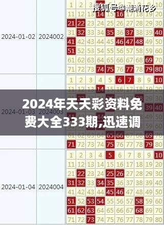 2024年天天彩資料免費(fèi)大全333期,迅速調(diào)整計(jì)劃實(shí)施_DNP4.67.64目擊版