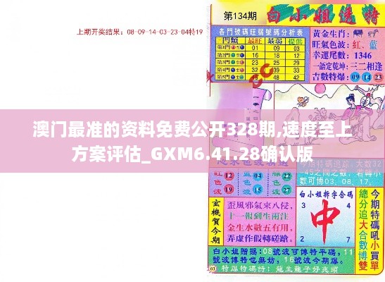澳門最準(zhǔn)的資料免費(fèi)公開328期,速度至上方案評(píng)估_GXM6.41.28確認(rèn)版