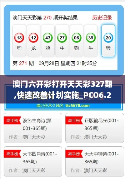 澳門六開彩打開天天彩327期,快速改善計劃實施_PCO6.21.70復(fù)刻版
