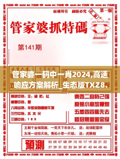 管家婆一碼中一肖2024,高速響應(yīng)方案解析_生態(tài)版TXZ8.61