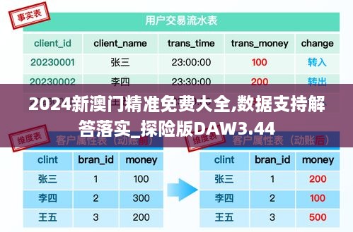 2024新澳門精準免費大全,數(shù)據(jù)支持解答落實_探險版DAW3.44