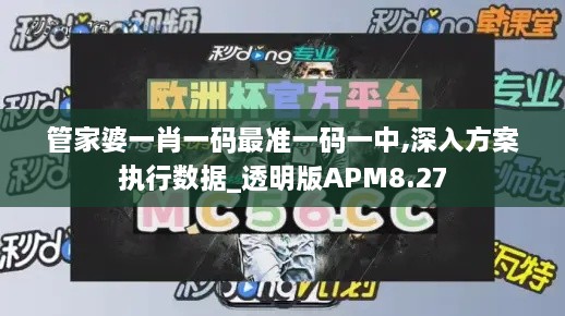 管家婆一肖一碼最準一碼一中,深入方案執(zhí)行數(shù)據(jù)_透明版APM8.27