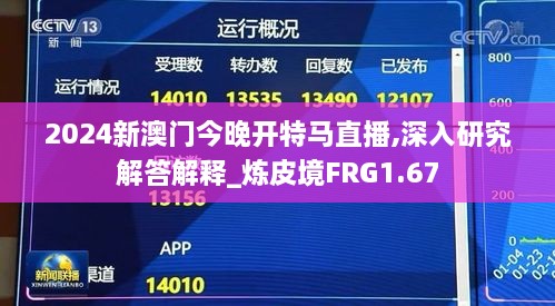2024新澳門今晚開特馬直播,深入研究解答解釋_煉皮境FRG1.67