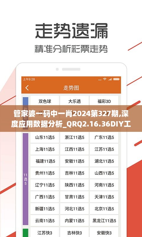 管家婆一碼中一肖2024第327期,深度應(yīng)用數(shù)據(jù)分析_QRQ2.16.36DIY工具版