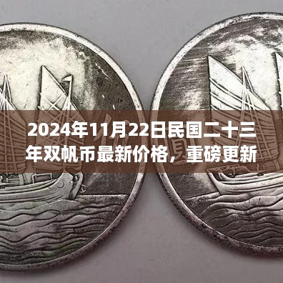 2024年11月22日民國(guó)二十三年雙帆幣最新價(jià)格，重磅更新揭秘民國(guó)二十三年雙帆幣全新數(shù)字版本，科技重塑價(jià)值，體驗(yàn)未來(lái)錢(qián)幣的魅力