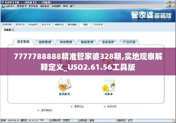 7777788888精準(zhǔn)管家婆328期,實(shí)地觀察解釋定義_USO2.61.56工具版